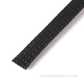 8MM PET Black Braided Sleeves fabric cable sleeving